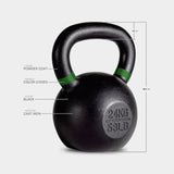 Tru Grit Cast Iron Kettlebell - Bodybuilding.com