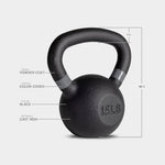 Tru Grit Cast Iron Kettlebell - Bodybuilding.com