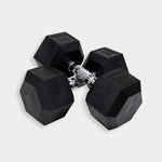 Tru Grit Hex Elite TPR Dumbbells - Bodybuilding.com