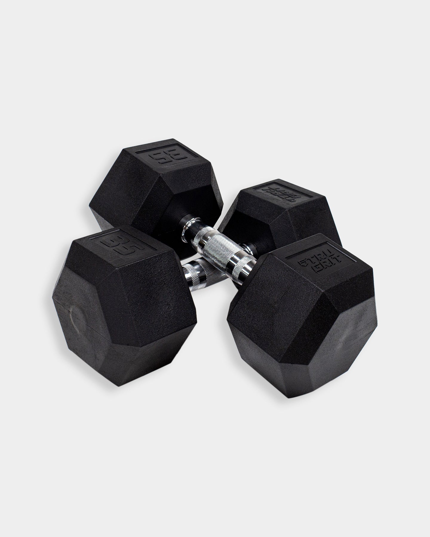 Tru Grit Hex Elite TPR Dumbbells - Bodybuilding.com