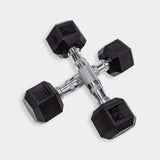 Tru Grit Hex Elite TPR Dumbbells - Bodybuilding.com