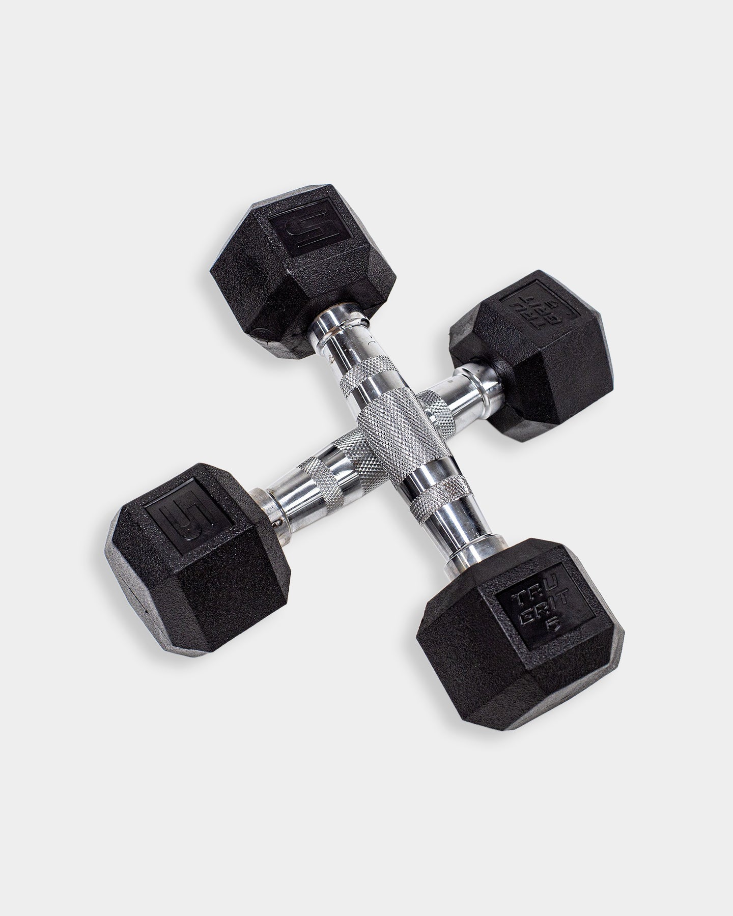 Tru Grit Hex Elite TPR Dumbbells - Bodybuilding.com