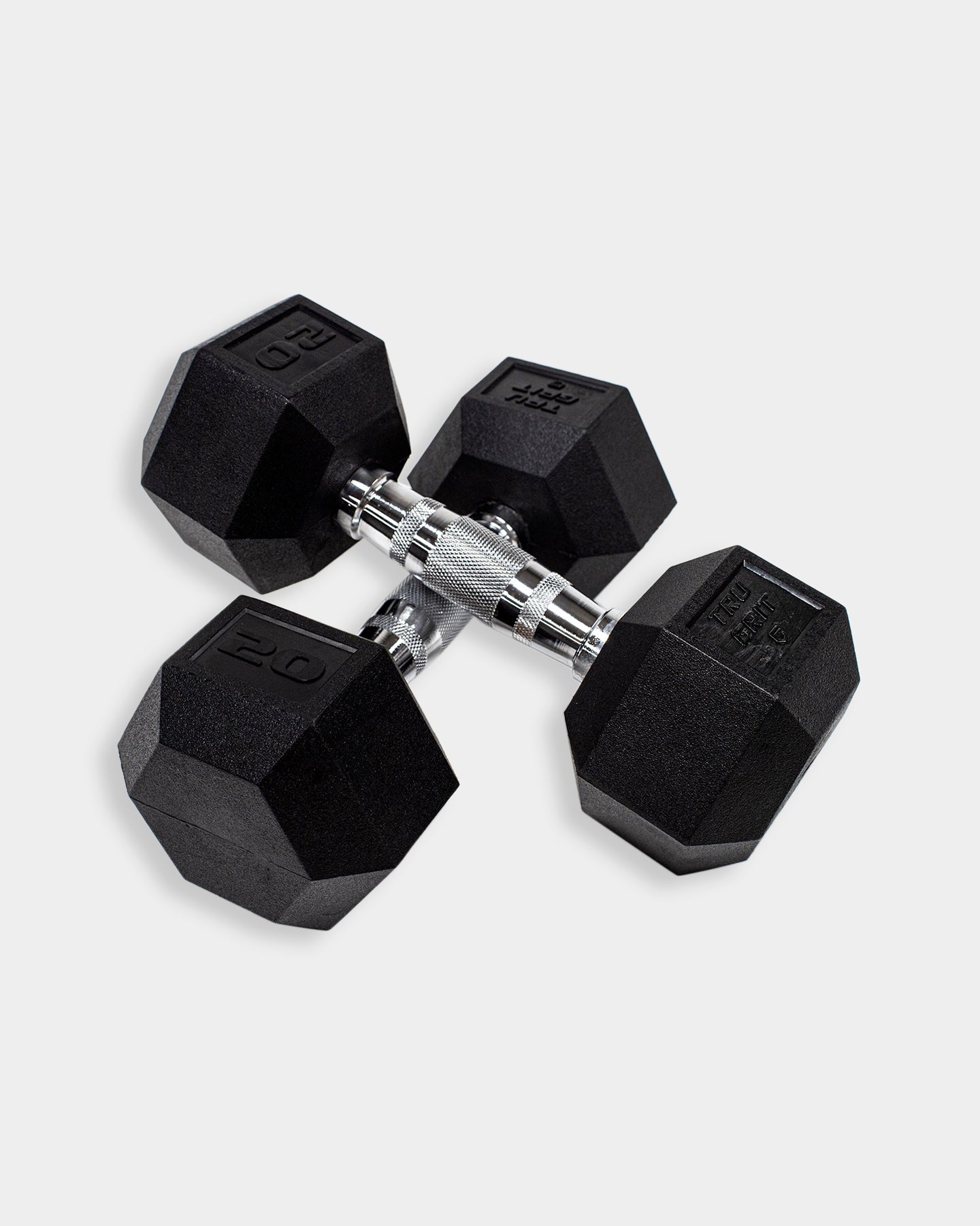 Tru Grit Hex Elite TPR Dumbbells - Bodybuilding.com