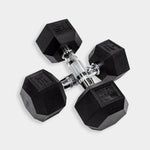 Tru Grit Hex Elite TPR Dumbbells - Bodybuilding.com