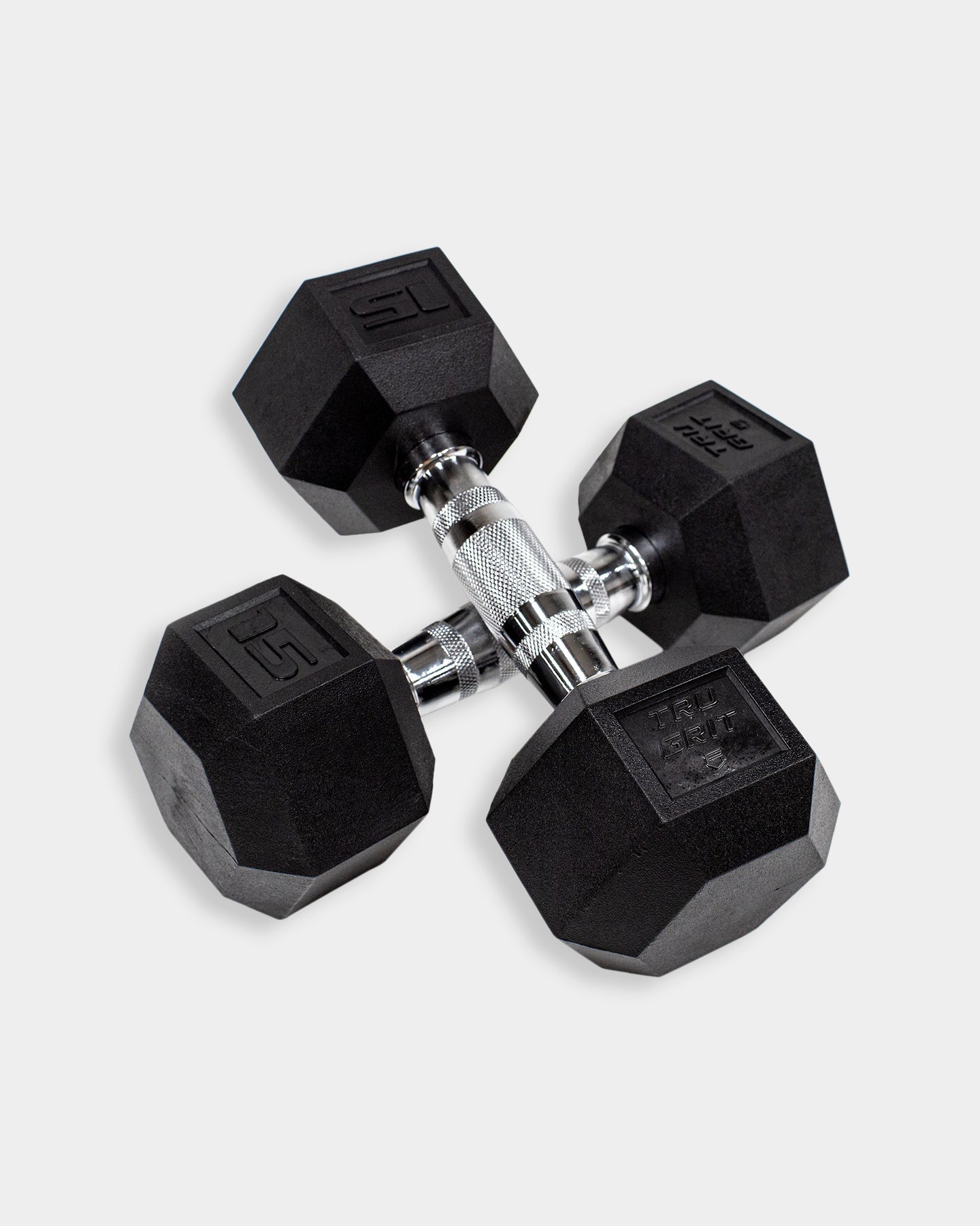 Tru Grit Hex Elite TPR Dumbbells - Bodybuilding.com