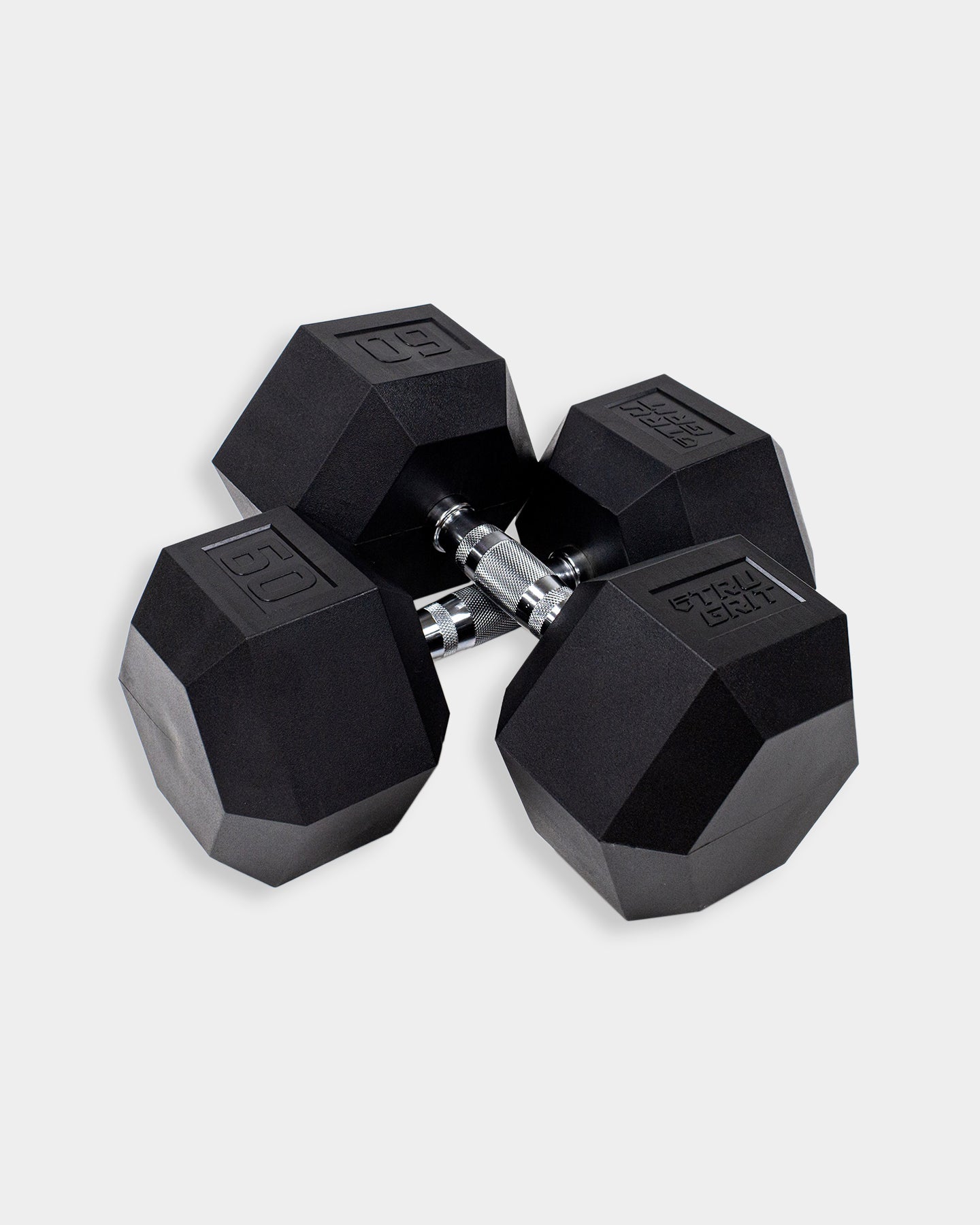 Tru Grit Hex Elite TPR Dumbbells - Bodybuilding.com