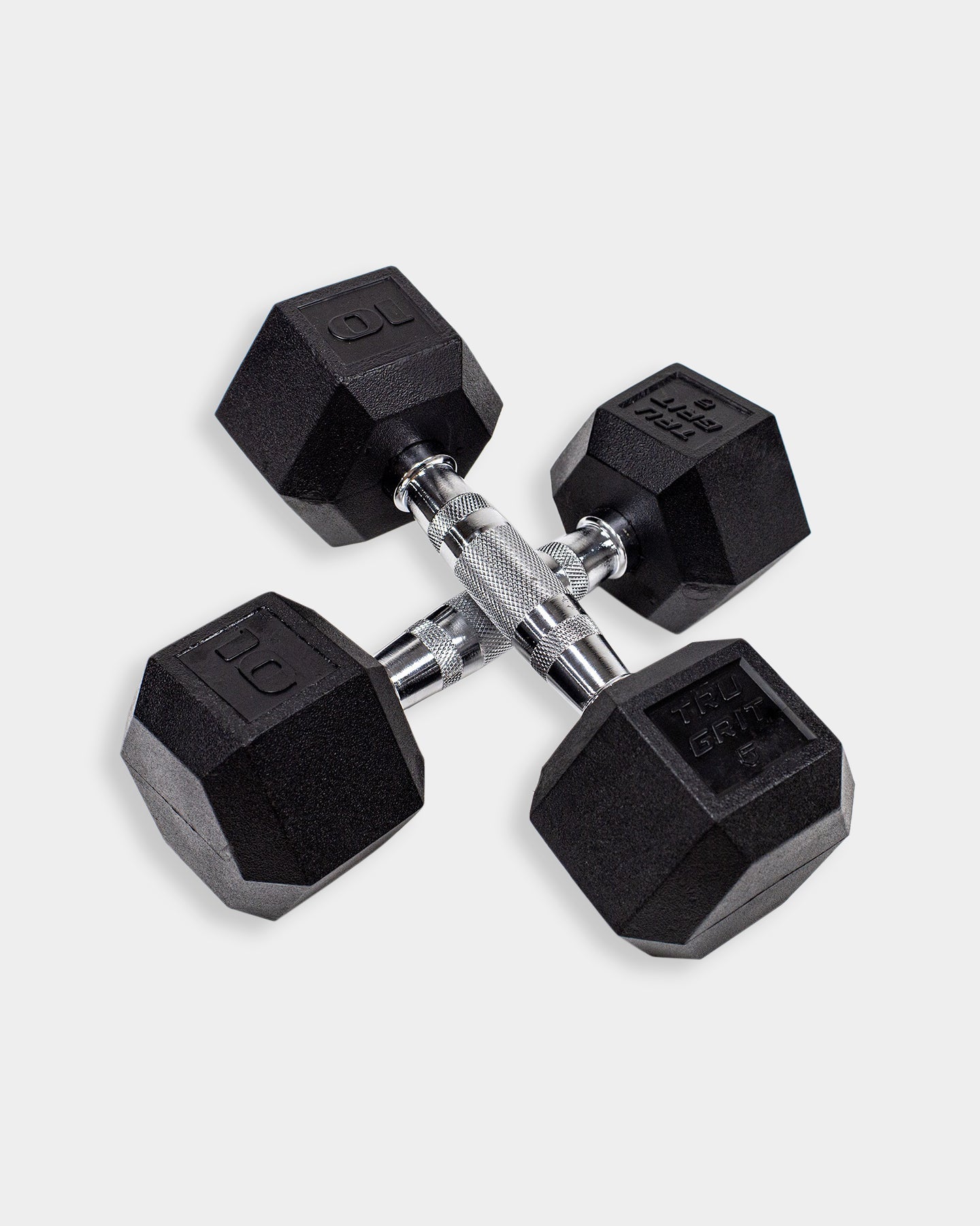 Tru Grit Hex Elite TPR Dumbbells - Bodybuilding.com