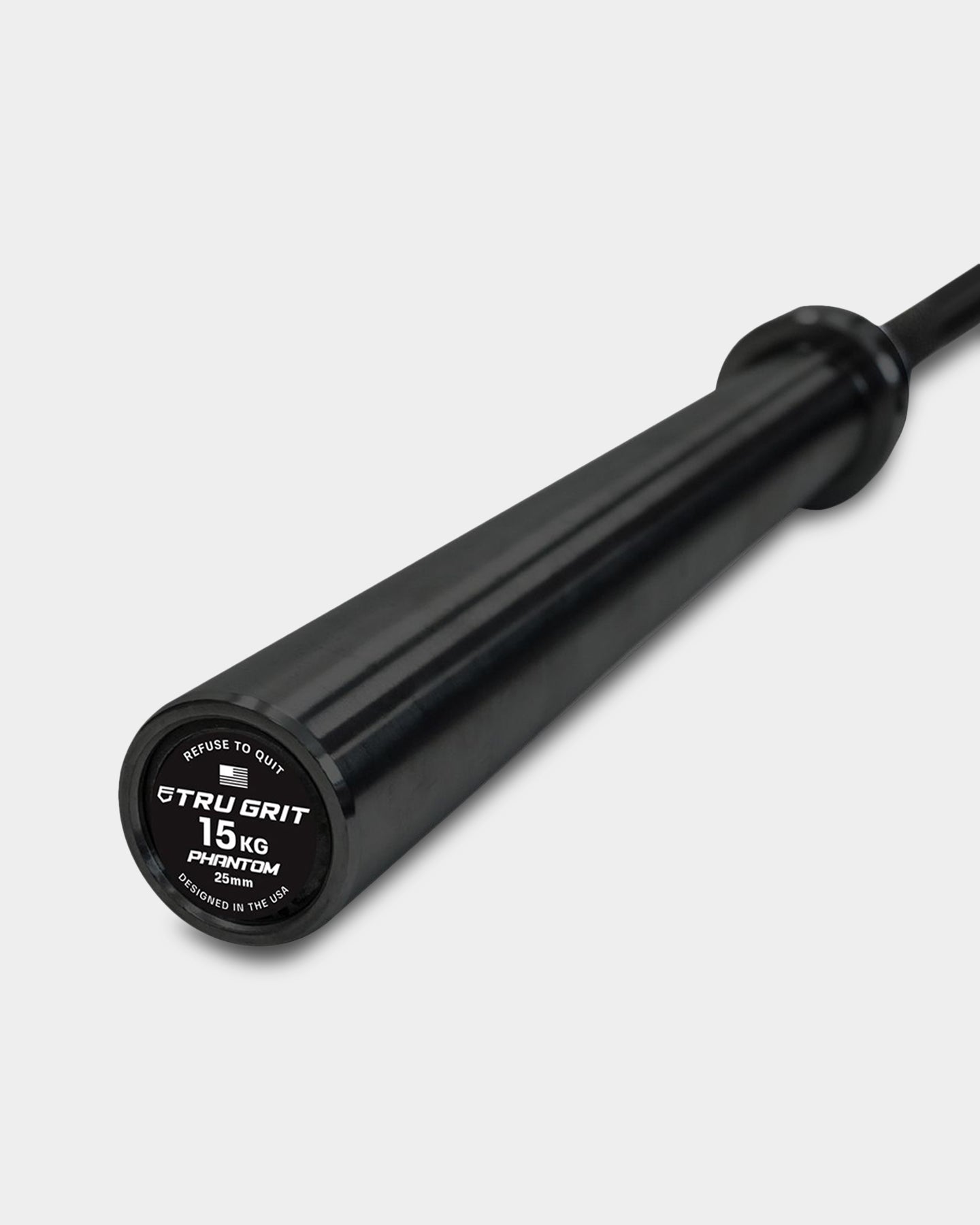 Tru Grit Women's Black Cerakote Phantom Barbell - Bodybuilding.com