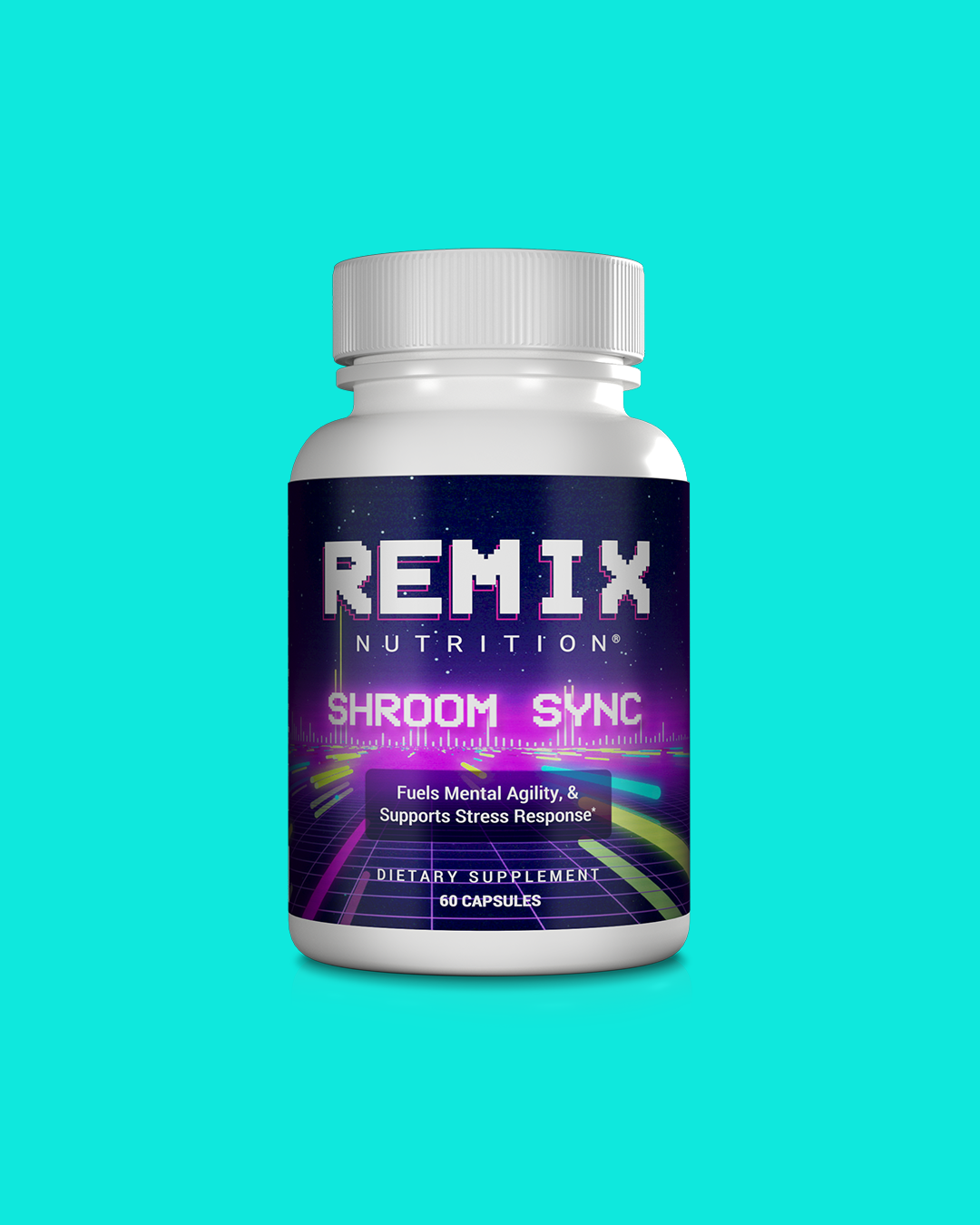 REMIX Nutrition Shroom Sync, Unflavored, 60 Capsules A4