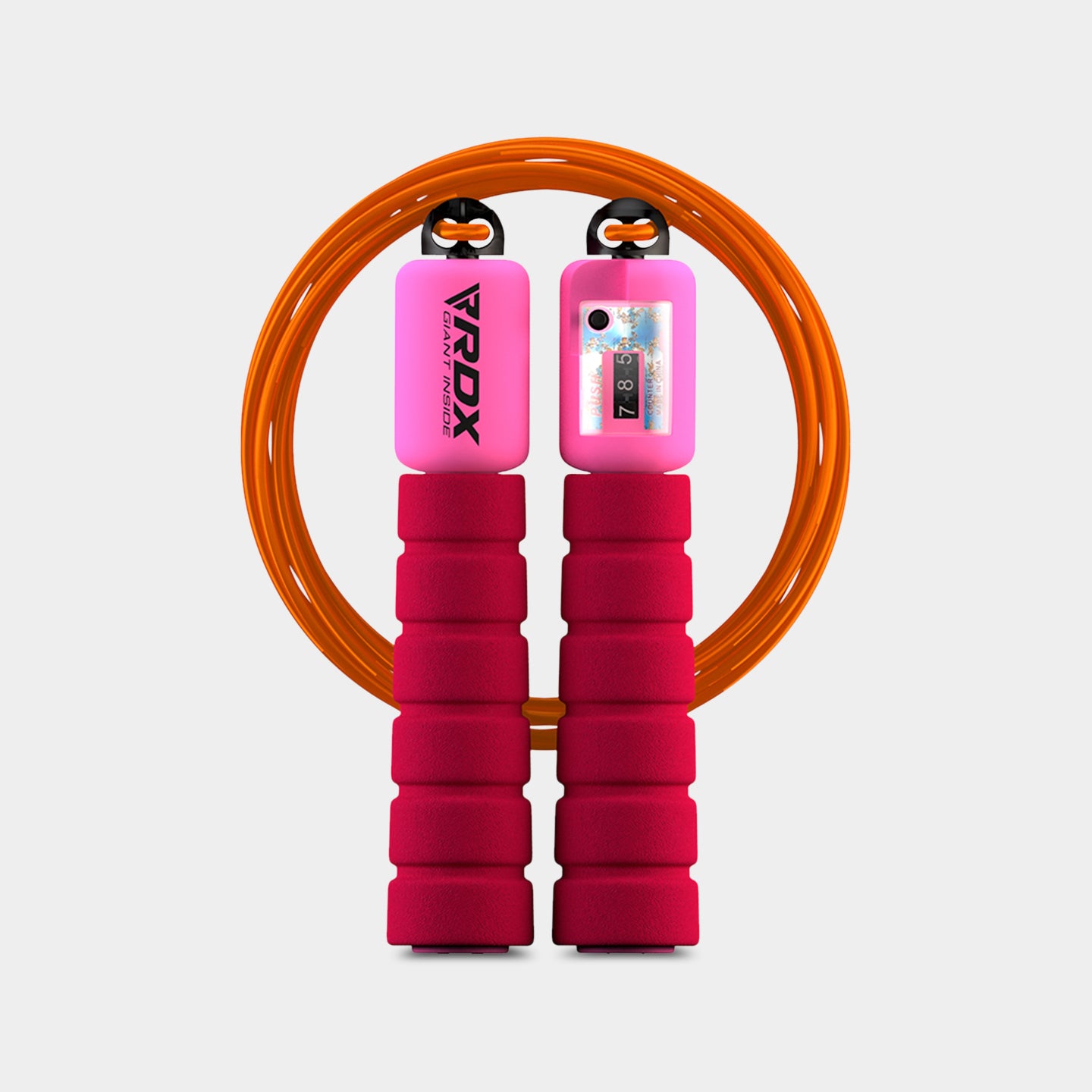 RDX Sports FP Kids 10.3ft Adjustable Skipping Rope with Counter, Standard Size, Pink A1