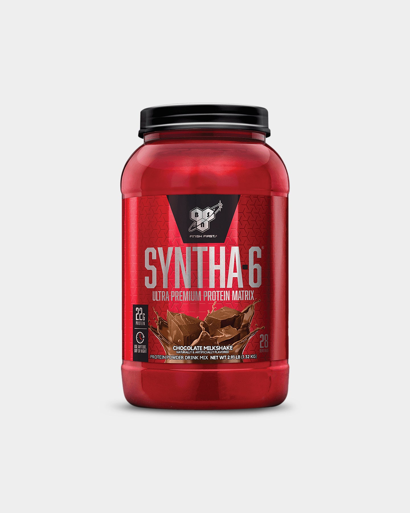 BSN Syntha-6 Whey Protein Powder, Chocolate Milkshake, 2.91 Lbs.