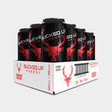 Bucked Up Energy Drink, Cherry Candy, 12 - 16 Fl. Oz. Cans A1