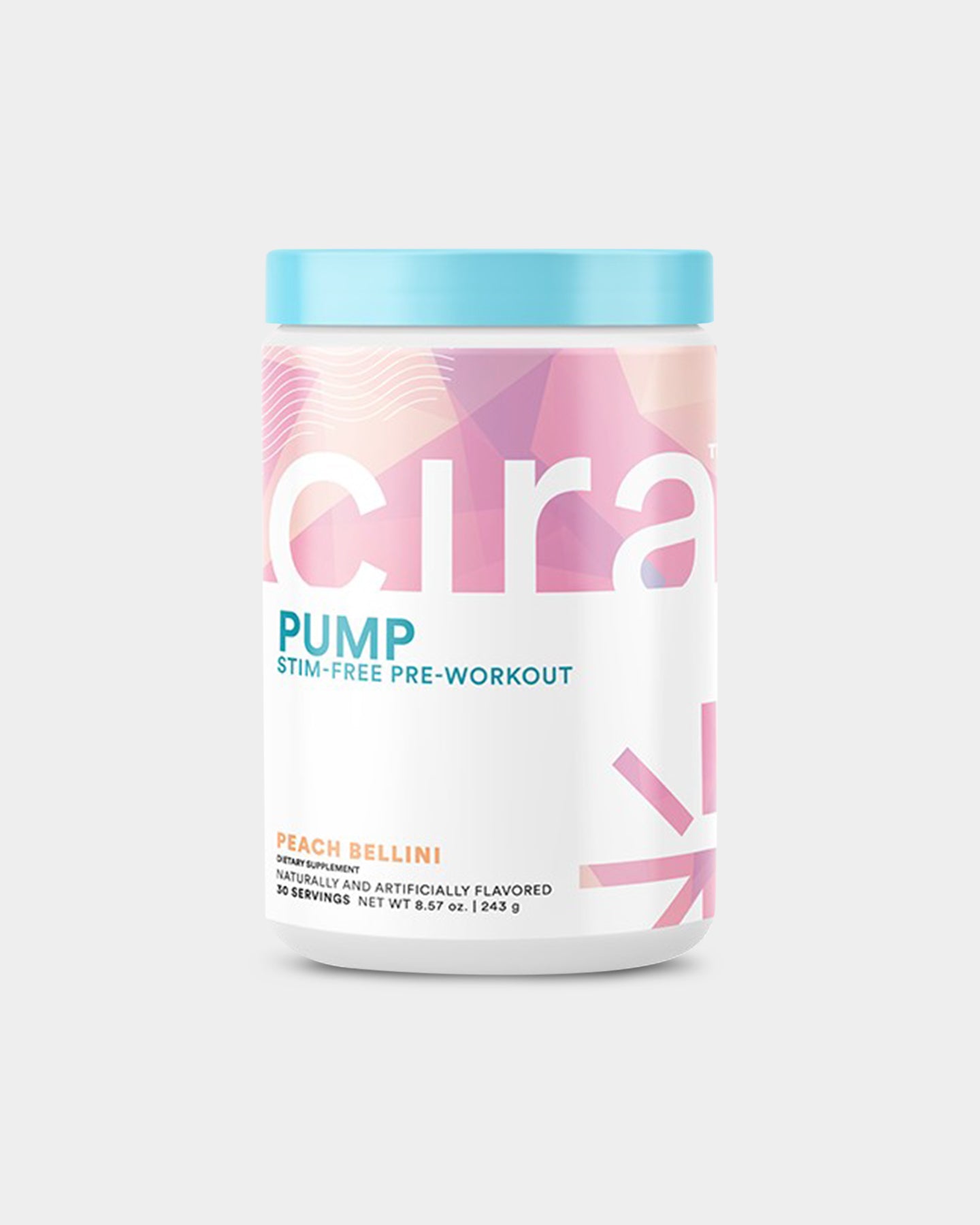 Cira Nutrition Pump, Peach Bellini, 20 Servings