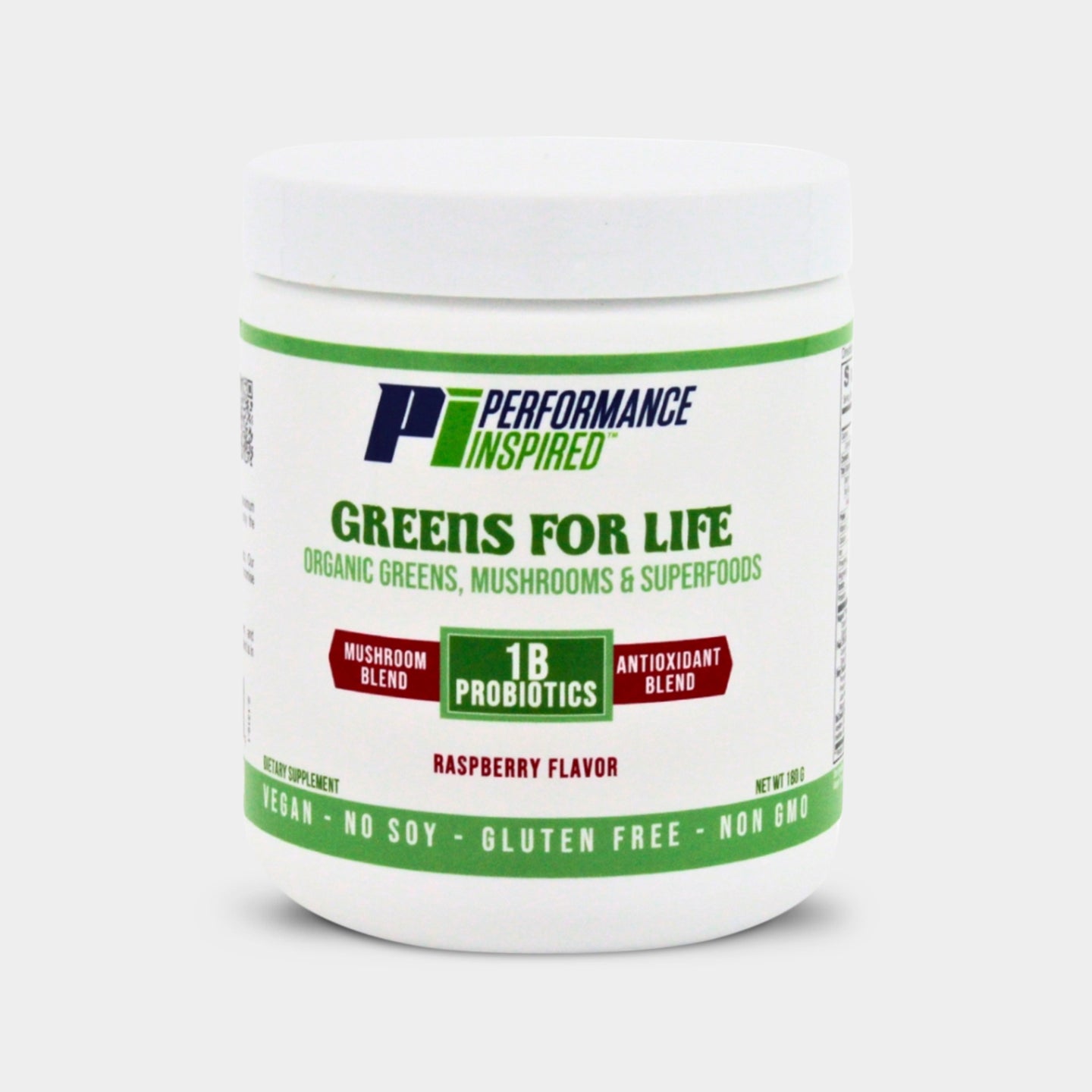 Performance Inspired Nutrition Greens for Life - Organic Greens, Mushrooms, & Superfoods A1