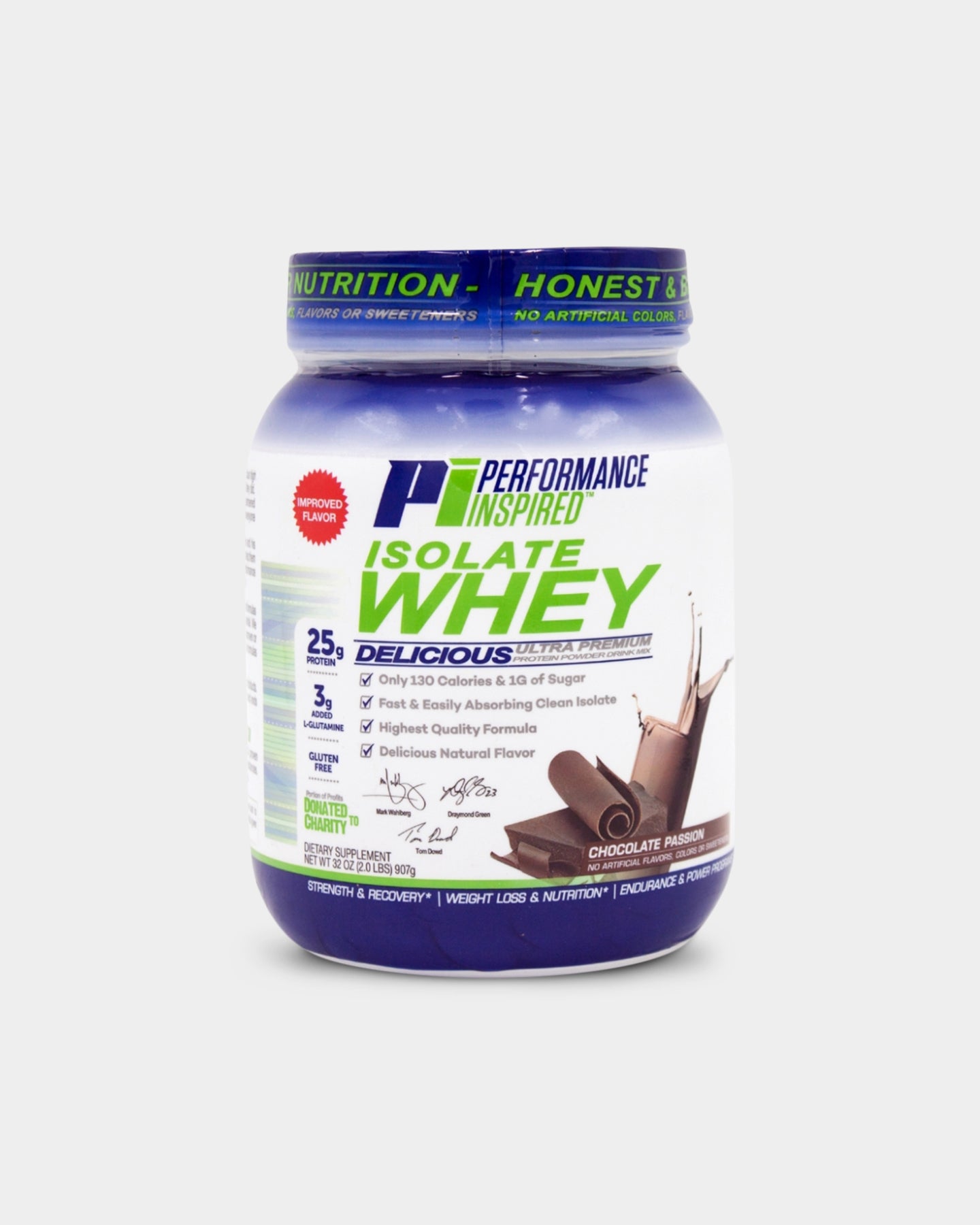 Performance Inspired Nutrition Performance Isolate Whey Protein, Chocolate, 2 Lbs. A1