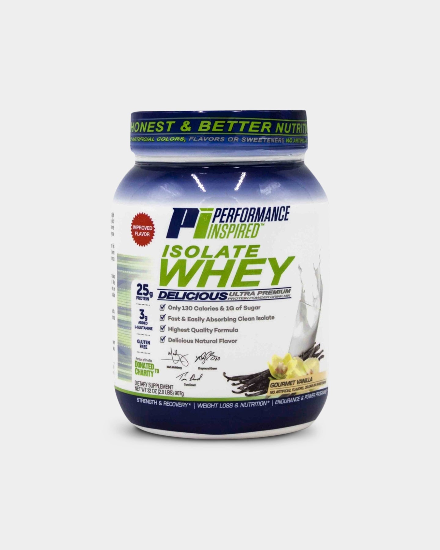 Performance Inspired Nutrition Performance Isolate Whey, Gourmet Vanilla, 2 Lbs. A1