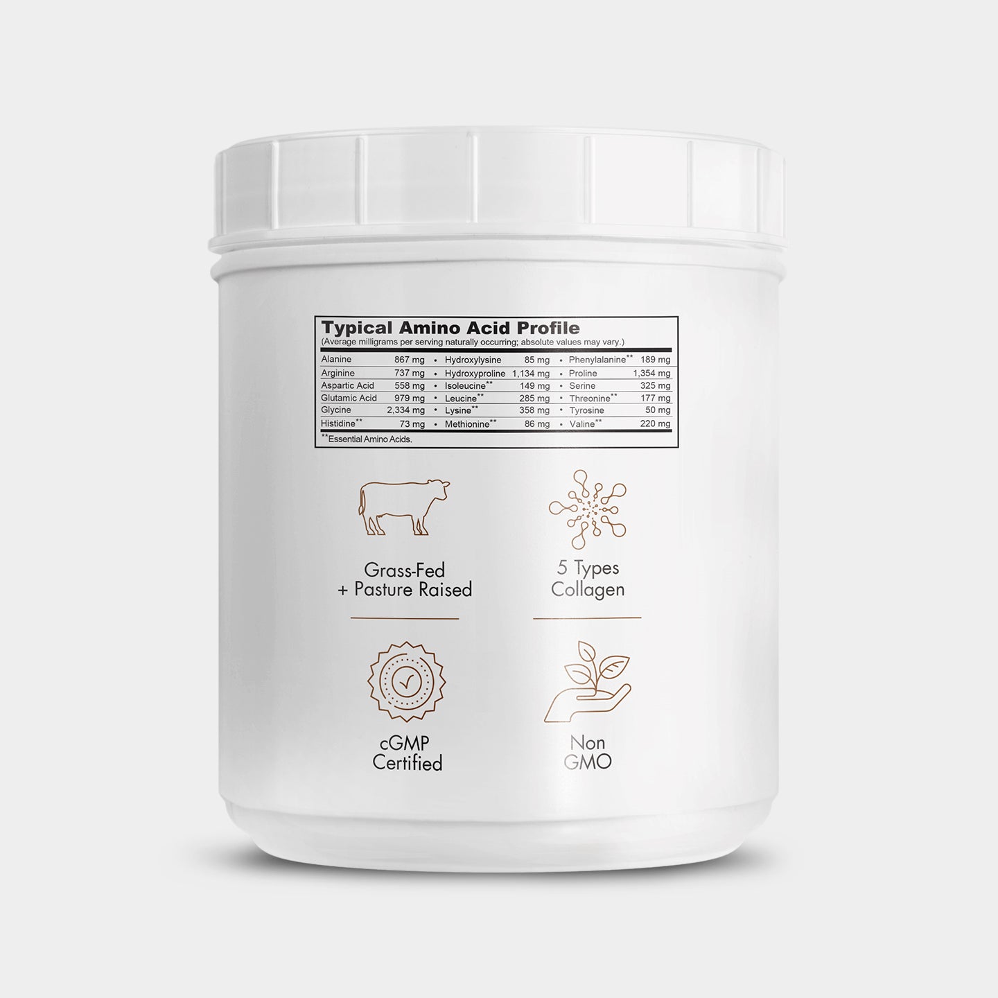 Codeage Multi Collagen Peptides Protein Powder, Chocolate, 30 Servings A2