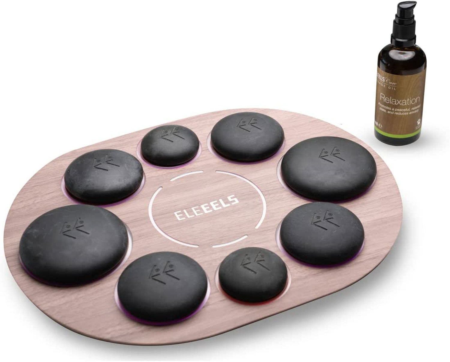 Eleeels S1 Revival Hot Massage Heating Stones Spa Collection Kit A1