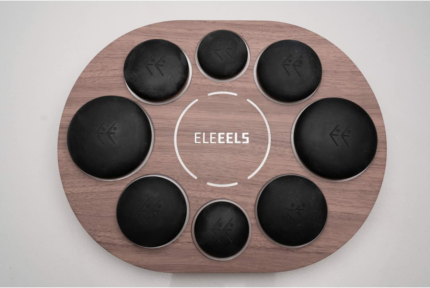 Eleeels S1 Revival Hot Massage Heating Stones Spa Collection Kit, One Size, Black A2