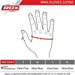 RDX Sports Grappling Glove T6 Plus, M, Yellow A2