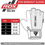 RDX Sports W1 Gym Workout Gloves, XL, Red A4