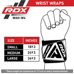 RDX Sports W4 Wrist Support Wraps For Weight Lifting, S - 18", Pink A4