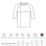 Expert Brand Men's Drimax Raglan Sleeve Active Shirt, L, White/Black A3