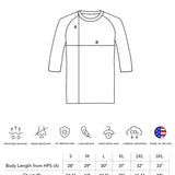 Expert Brand Men's Drimax Raglan Sleeve Active Shirt, L, White/Black A3