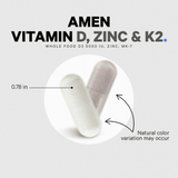 Codeage Amen Vitamin D, Unflavored, 60 Veggie Caps A4