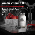 Codeage Amen Vitamin D, Unflavored, 60 Veggie Caps A5