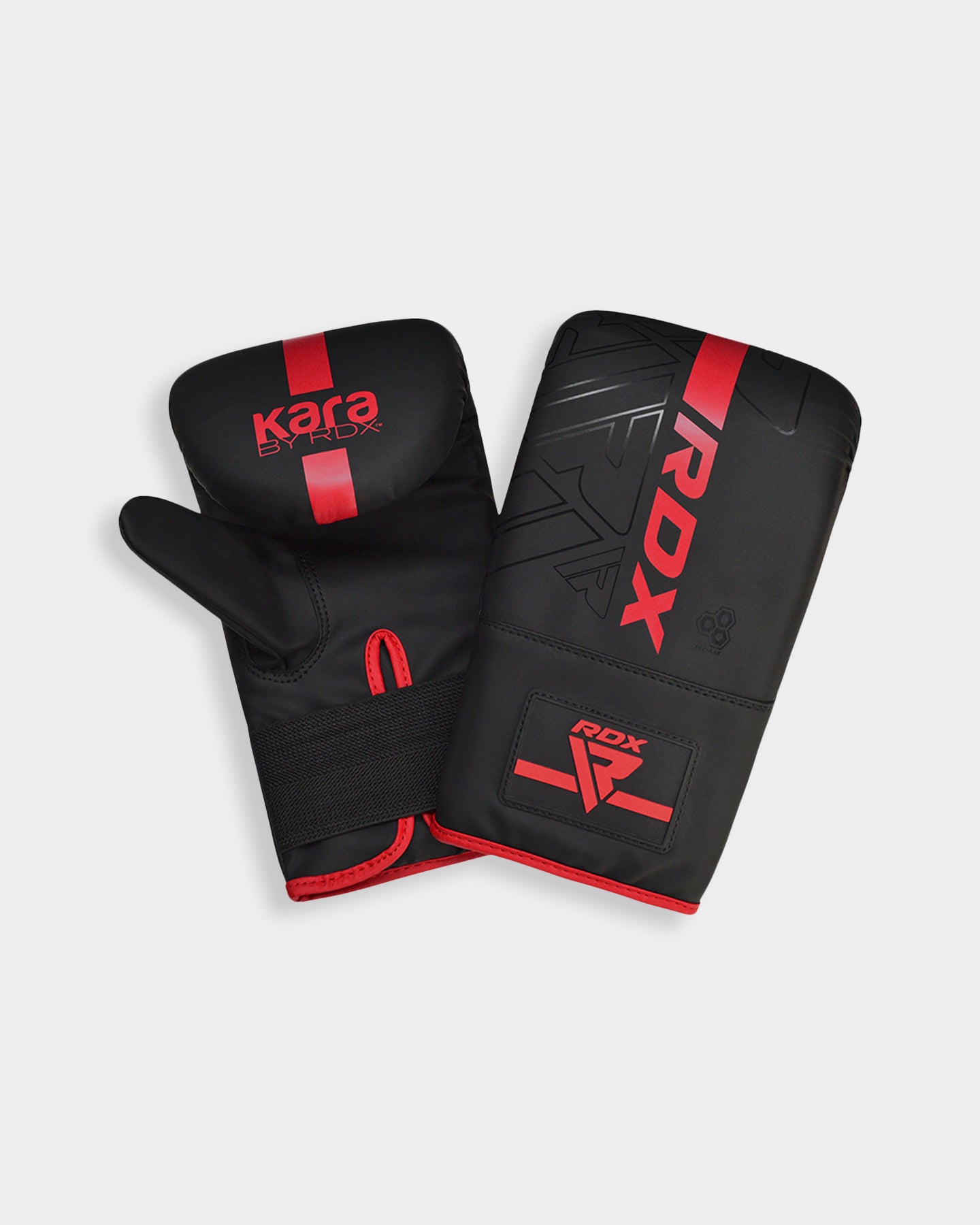 RDX Sports BOXING BAG MITTS F6, Standard Size, Red A4