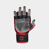 RDX Sports Grappling Gloves Shooter F6 Plus, S/M, Red A4