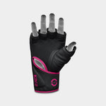 RDX Sports Grappling Gloves F6, S, Pink A4