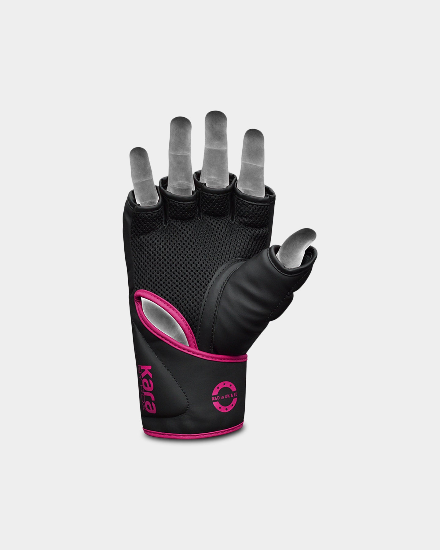 RDX Sports Grappling Gloves F6, S, Pink A4