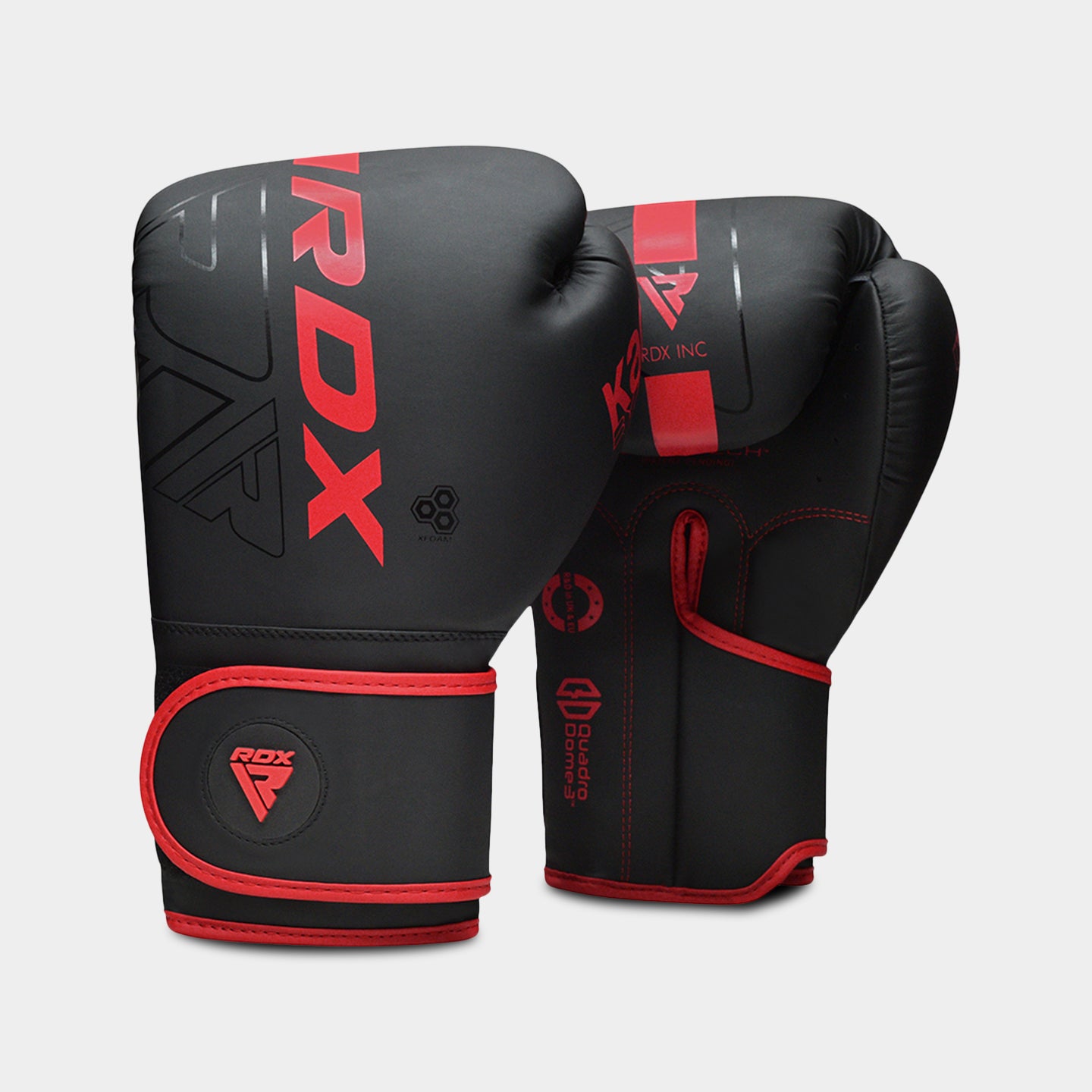 RDX Sports Boxing Gloves F6, 14oz, Red A1