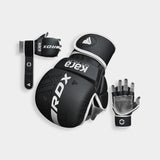 RDX Sports Grappling Gloves Shooter F6 Plus, S/M, White A2