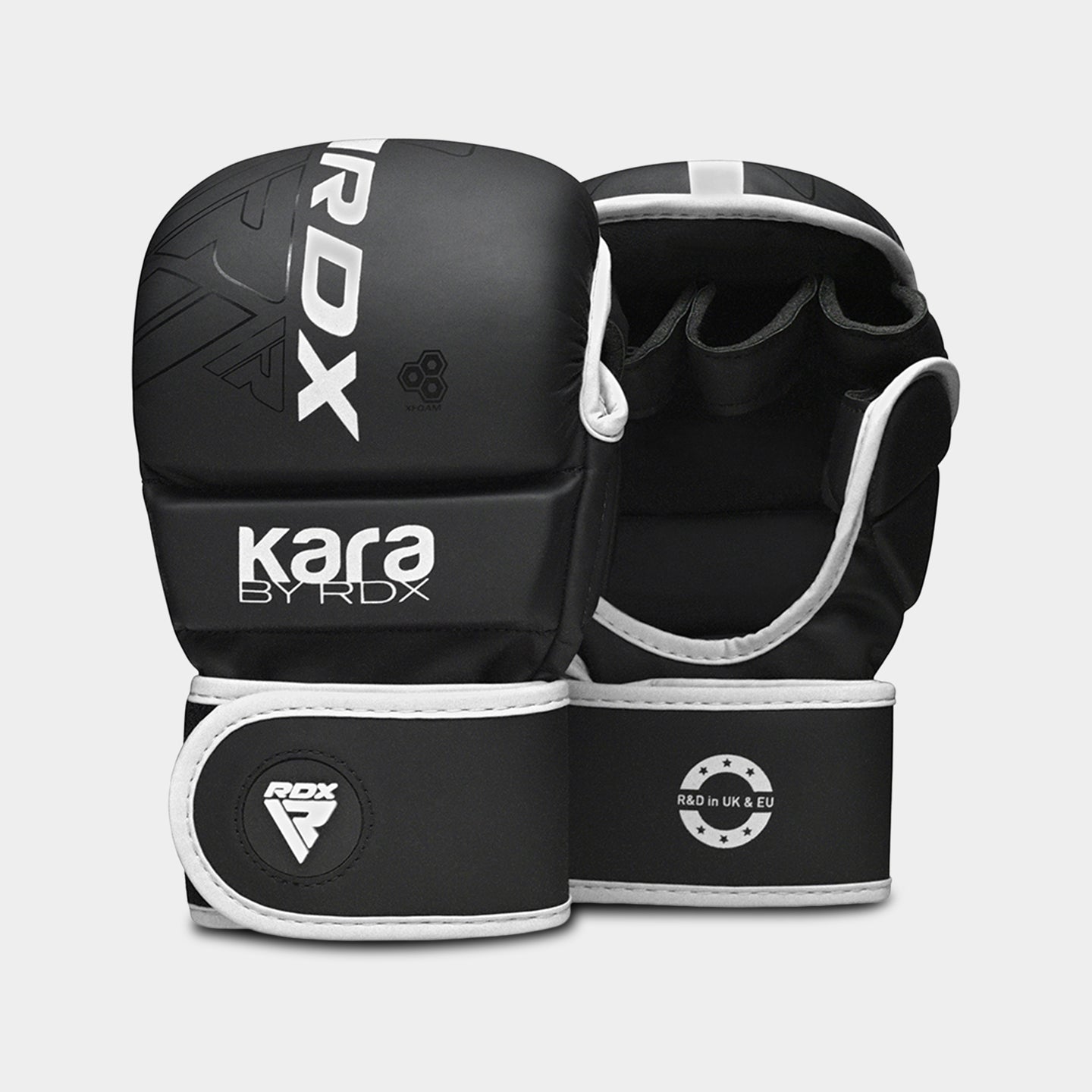 RDX Sports Grappling Gloves Shooter F6 Plus, S/M, White A1