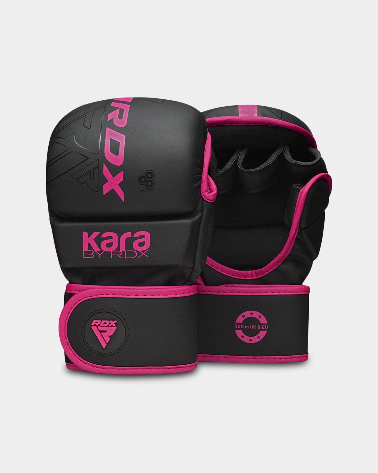 RDX Sports Grappling Gloves Shooter F6 Plus, M/L, Pink A1