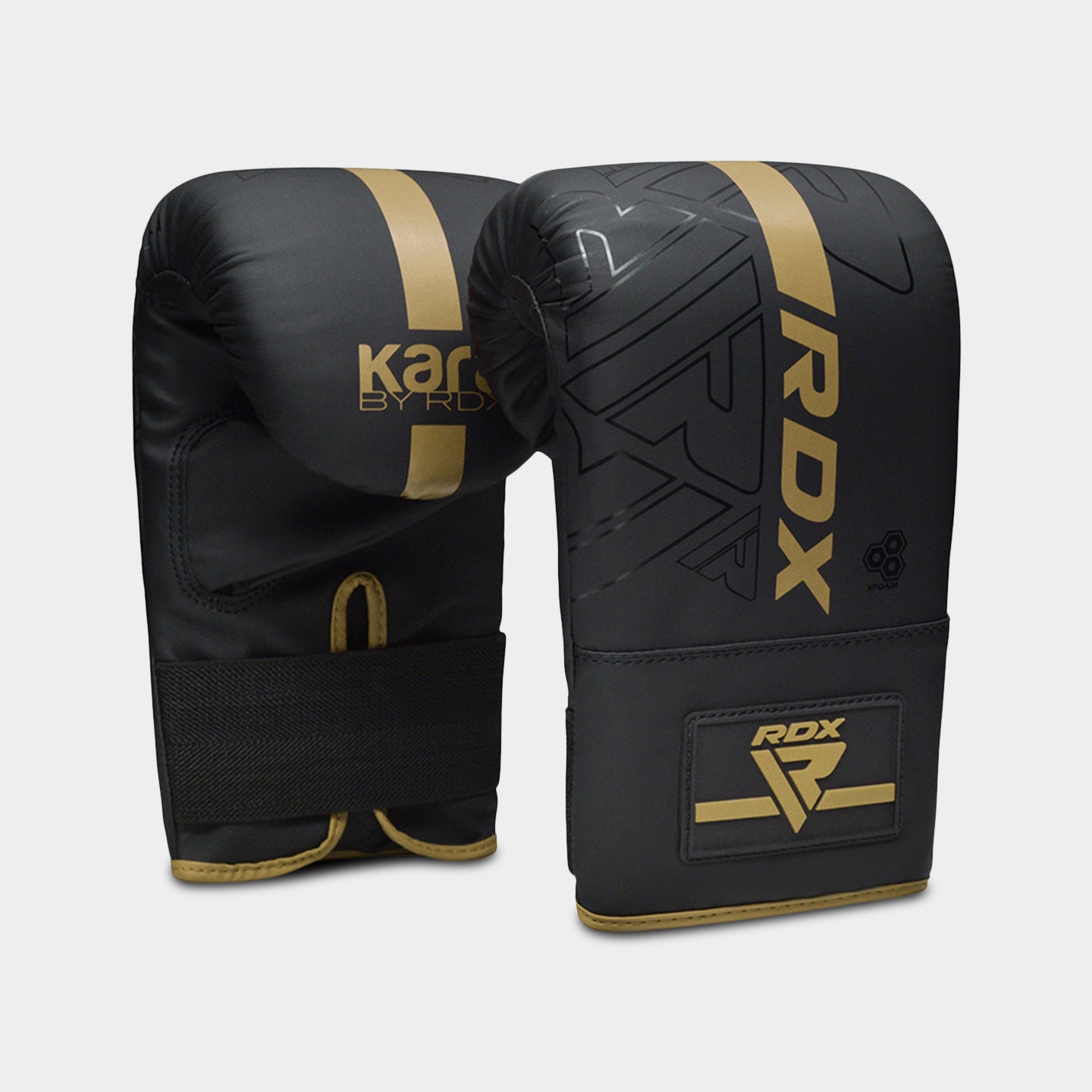 RDX Sports BOXING BAG MITTS F6, Standard Size, Golden A1