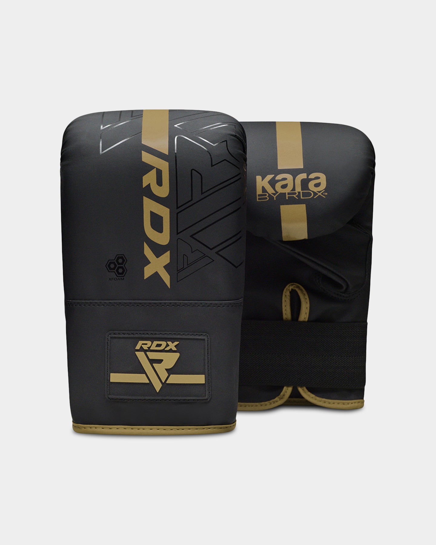 RDX Sports BOXING BAG MITTS F6, Standard Size, Golden A4