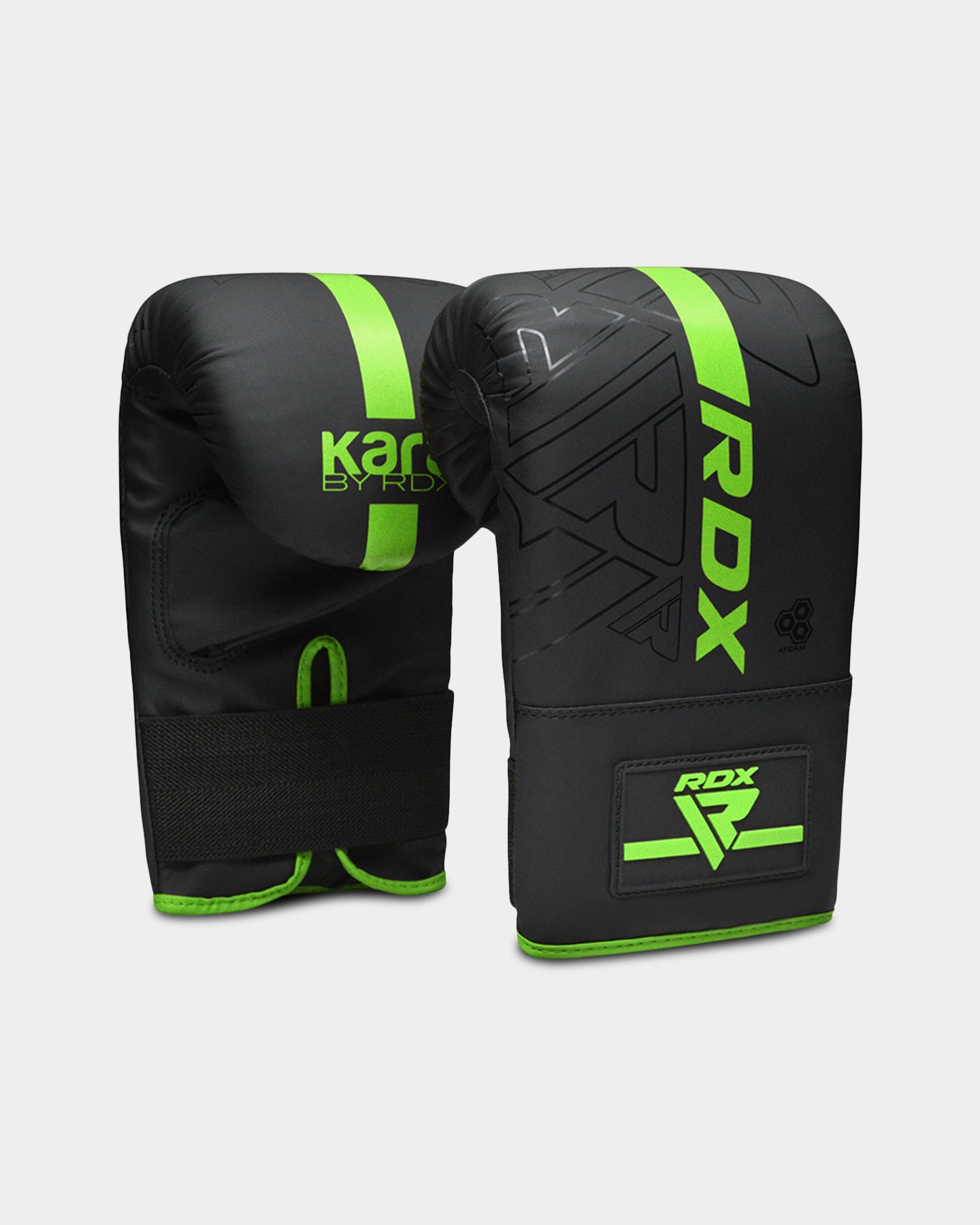 RDX Sports BOXING BAG MITTS F6, Standard Size, Green A2