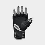 RDX Sports Grappling Gloves F6, XL, White A4
