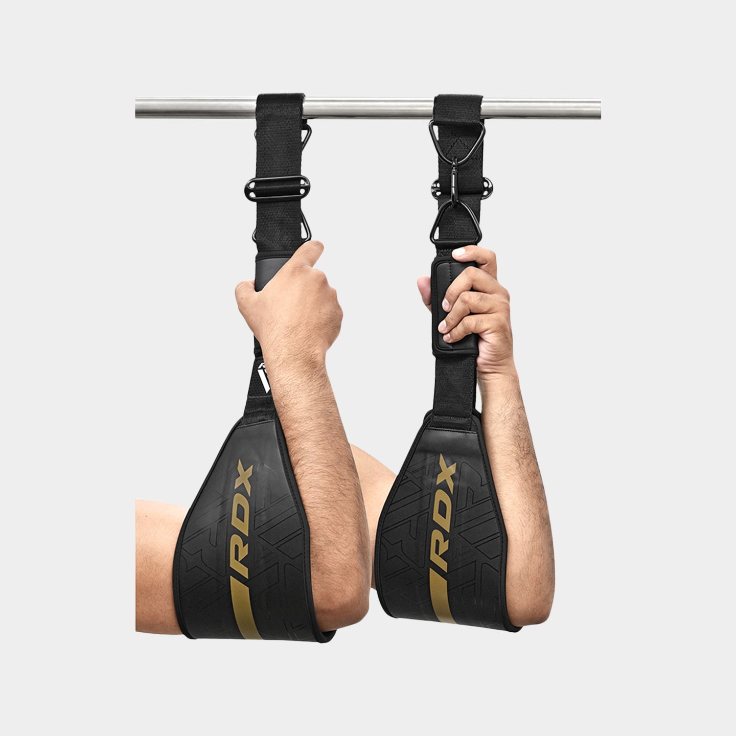 RDX Sports F6 Kara Gym Workout Abs Straps, Standard Size, Golden A1