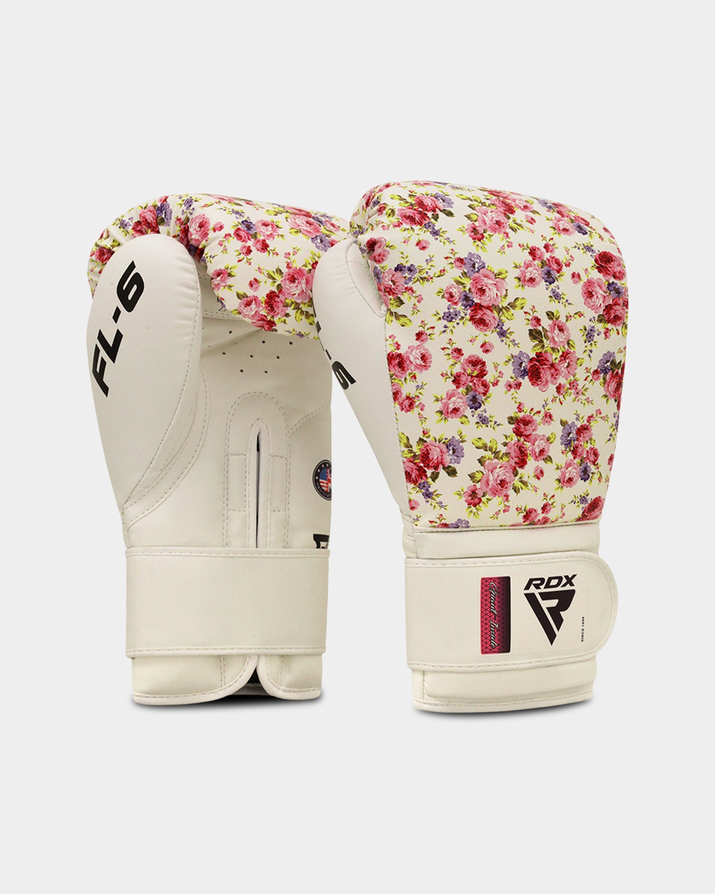 RDX Sports Boxing Gloves FL-6, 8oz, White A2