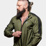 RDX Sports Sauna Suit C1, L, Army Green A4
