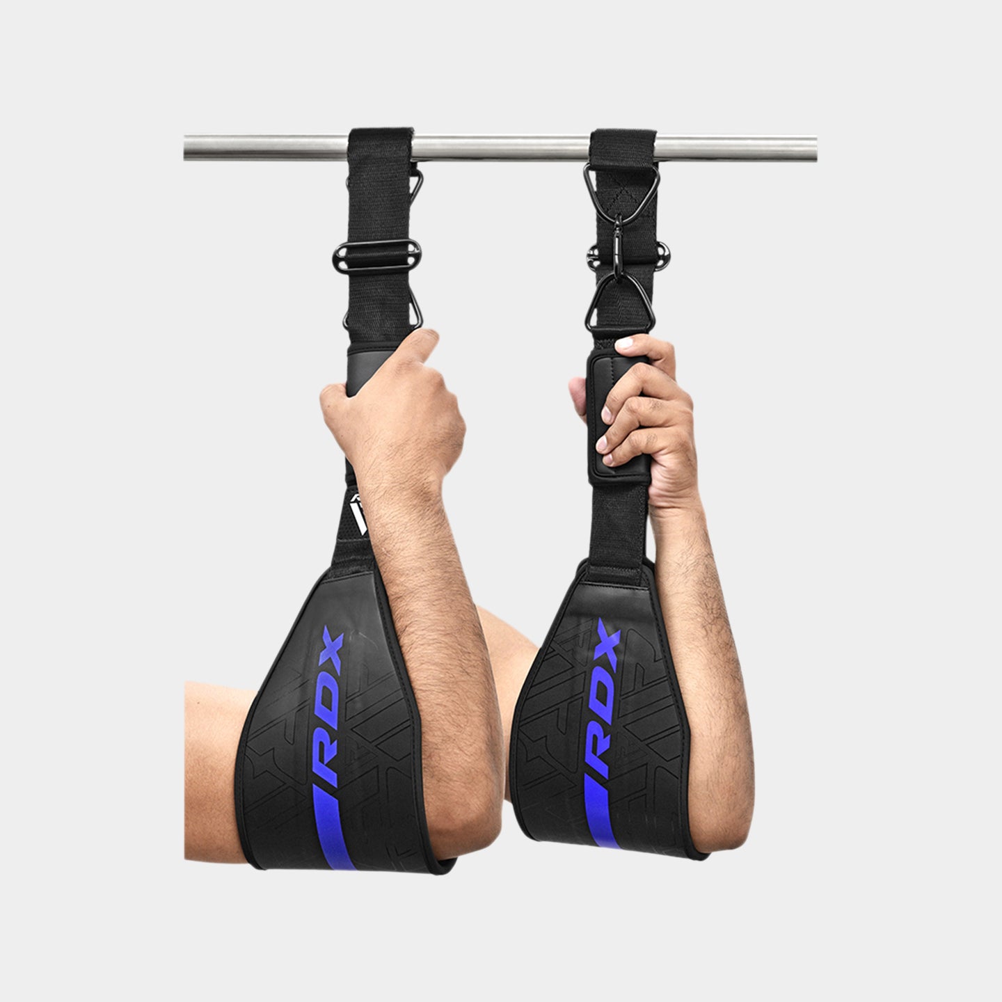 RDX Sports F6 Kara Gym Workout Abs Straps, Standard Size, Blue A1