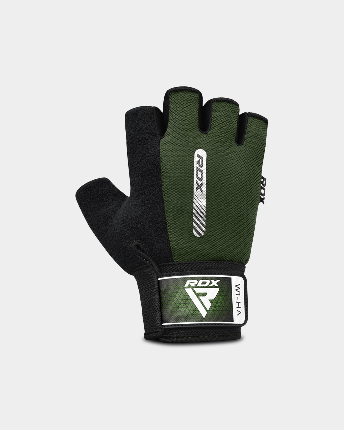 RDX Sports W1 Gym Workout Gloves, S, Army Green A2