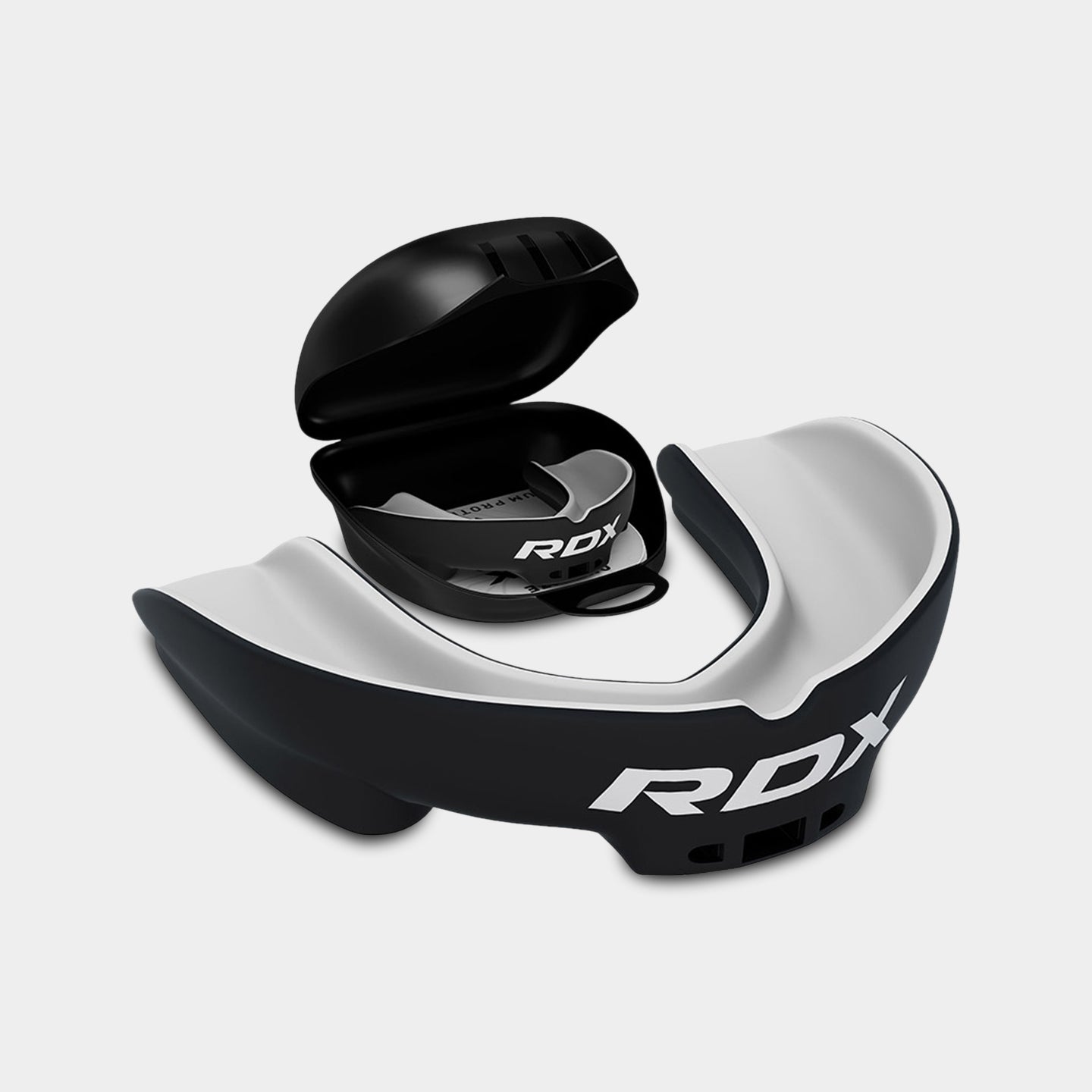 RDX Sports 3W Mouth Guard - Junior, Standard Size, White/Black A1