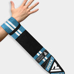 RDX Sports W4 Wrist Support Wraps For Weight Lifting, M - 24", Sky Blue A3