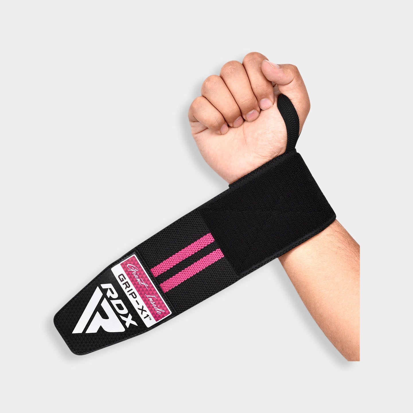 RDX Sports WR11 Gym Wrist Wrap, Standard Size, Black /Pink A1